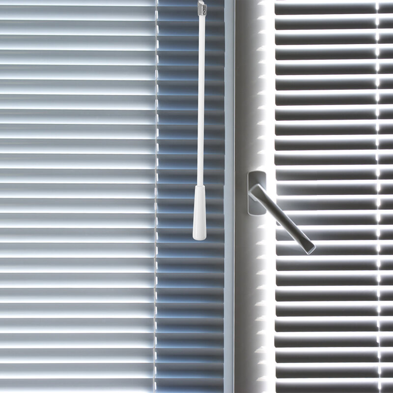 ก้านหมุนสำหรับบลายด์ในแนวนอนอะไหล่สำหรับเปลี่ยนก้านพลาสติกที่เปิดหน้าต่างคนตาบอดก้านเอียงควบคุม