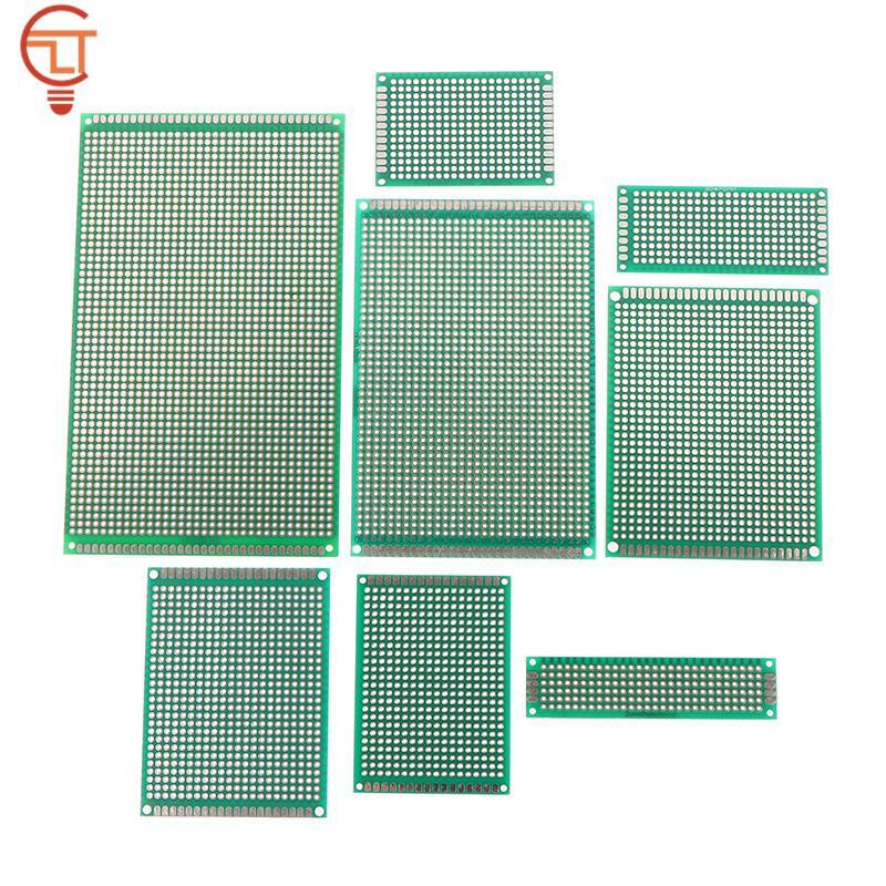 Neue 2x8 3x7 4x6 5x7 6x8 7x9 8x12 9x15 cm doppelseitiger Prototyp DIY Universal-Leiterplatte Leiterplatte Proto board für Arduino