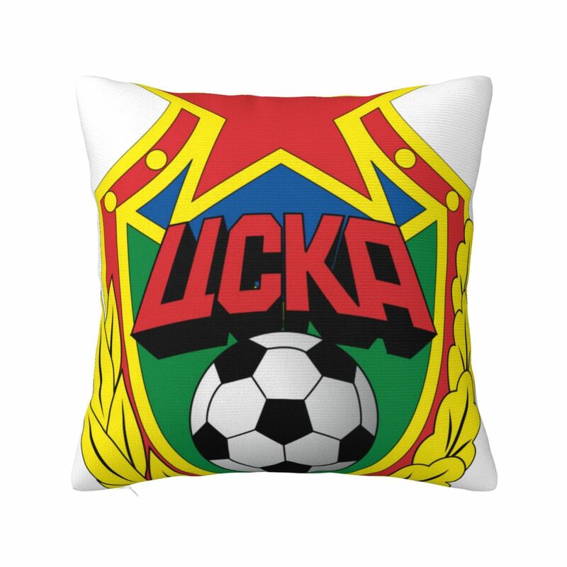 PFC CSKA-Russian غطاء وسادة مربعة للأريكة ، وسادة رمي