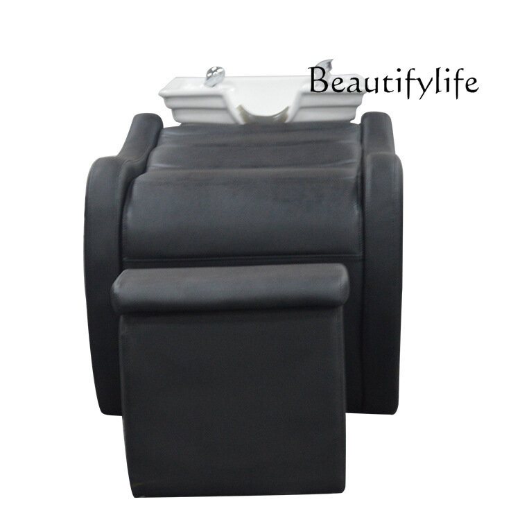 Lying Half Automatic Massage Shampoo Bed Cosmetology Shop Flushing Bed for Hair Salon Barber Spa