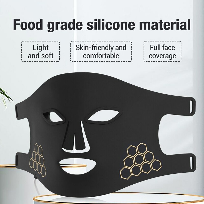 Photon Beauty Mask Instrument, 72 LED, USB, eletrônico, rejuvenescimento, ilumina, linhas finas, clarear, tom de pele, reparo