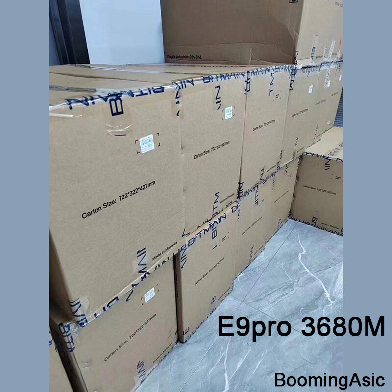 E9ขุดแร่ bitmain ใหม่2024โปร3580ม. 3680mh/ S 2200W เป็นต้น Ethh H H H H H H Miner ETH ETH ETH E9pro ขุดแร่ ASIC มีในสต็อก E9pro 3680MH