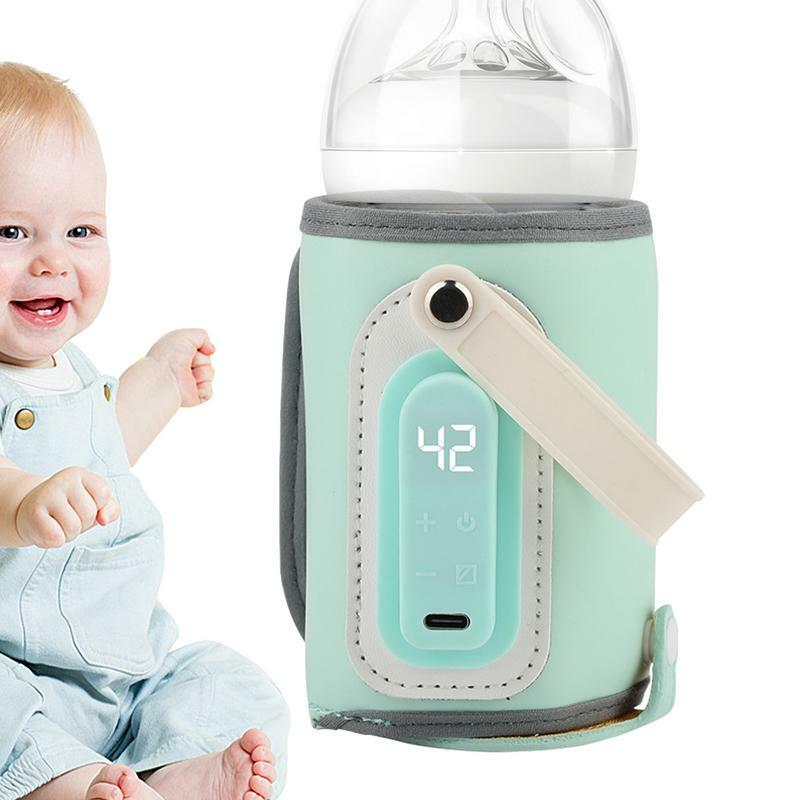 Tas penghangat susu bayi, penghangat botol USB tas pemanas untuk perjalanan