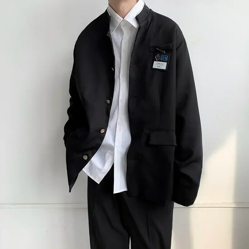 세트 패션 스타일 스몰 남성 유니폼 의류, 일본 재킷, 캐주얼 학생 가쿠란 코트, 가을 청소년