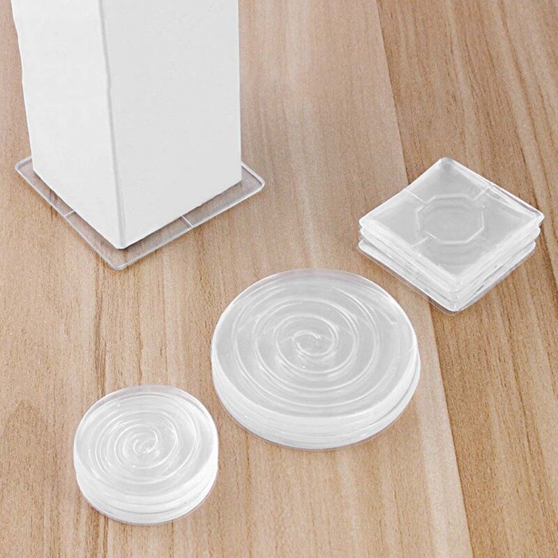 4Pcs Anti Vibration Pads for Washing Machine Chair Leg Protectors Non-slip Mat Mute Silicone Stickers Sofa Furniture Feet Cover