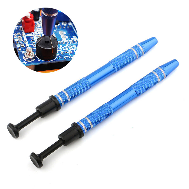Komponen Elektronik Grabber Four Claw IC BGA CIP Gripper Extractor Screw Picks Pick Up Pen Alat Tangan Perbaikan Elektronik