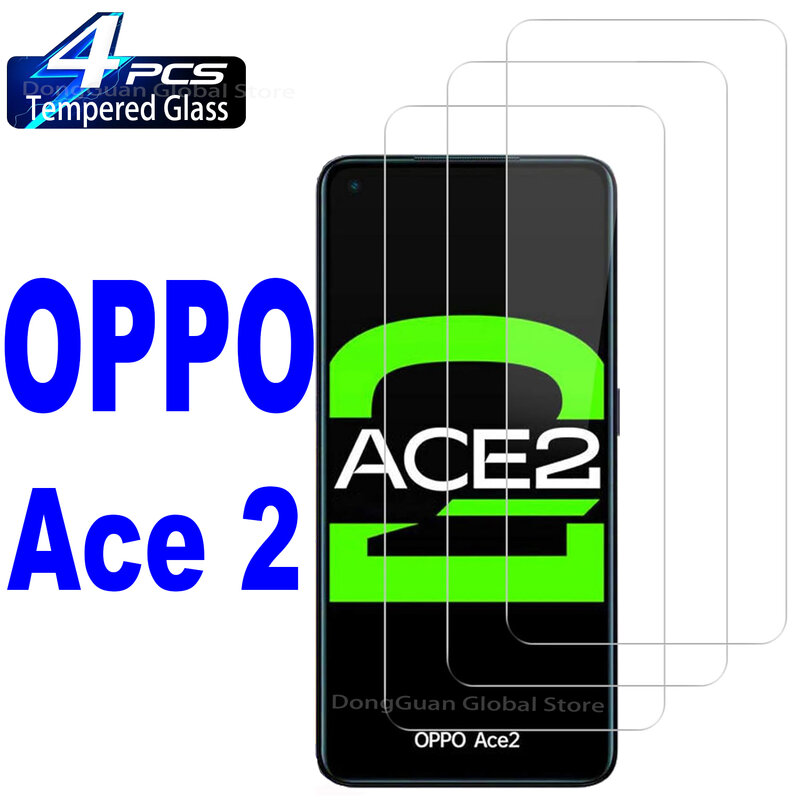 2/4 pezzi di vetro temperato per OPPO Ace 2 pellicola proteggi schermo in vetro