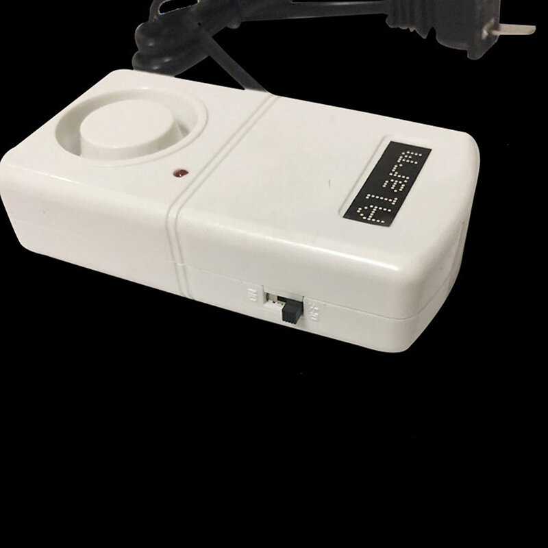 1pc Automatic 220V Power Failure Alarm White 120db LED Power Cut Failure Outage Automatic Alarm Waring Siren Indicator