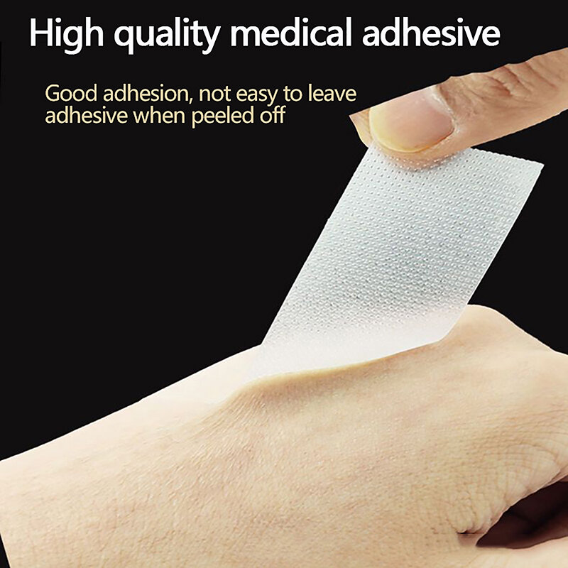 Cerotti adesivi per medicazione in PE medico bende 4.5 m/rotolo griglia traspirante nastro trasparente patch curative curve strisce ferite