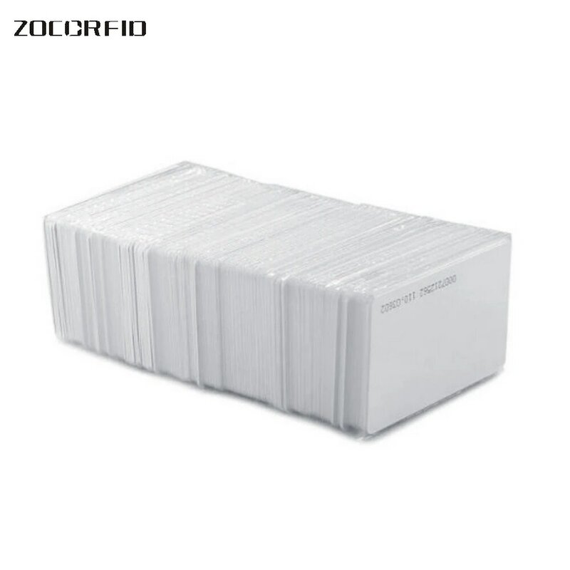 200 шт./коробка, тонкая белая идентификационная карта EM/TK4100, 125 кГц