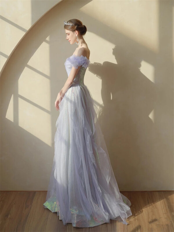 Женское блестящее элегантное платье, свадебное платье 2023, роскошное женское официальное платье для особых мероприятий, вечернее торжество, длинное арабское платье
