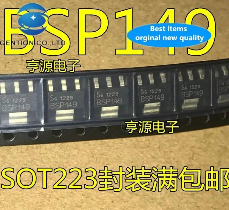 BSP149 SMD SOT-100% MOS FET 223 V 0.48A, 20 pièces, 200 original, nouveau