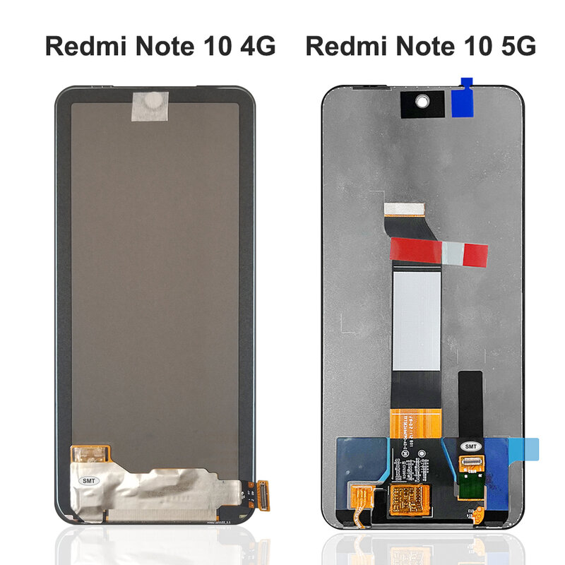 100% AAA +++ LCD สำหรับ Xiaomi redmi Note 10 5G จอแสดงผลทัชสกรีน Digitizer สำหรับ redmi Note 10 5G LCD