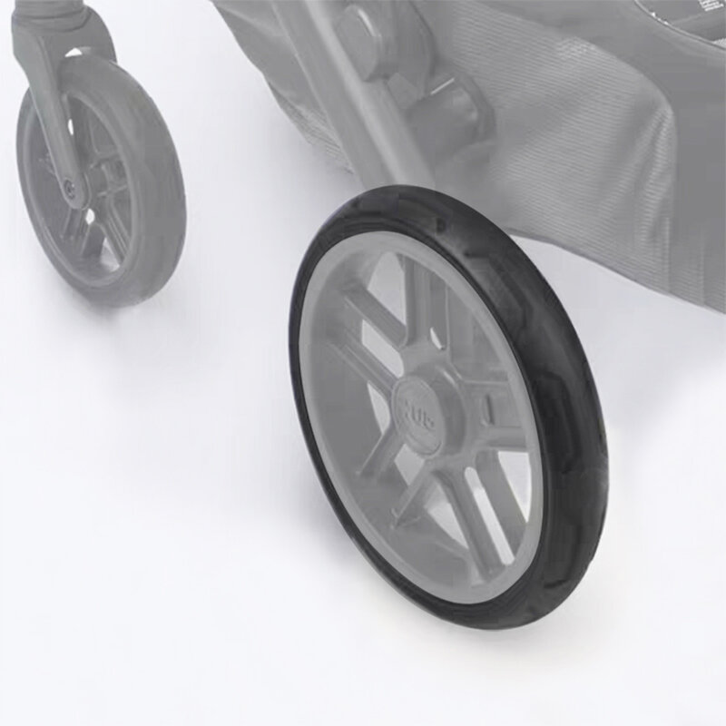 Neumático de Buggy para Uppababy Vista V1/V2, rueda delantera o trasera, cubierta de neumático sin cámara de PU personalizada, accesorios para cochecito de bebé