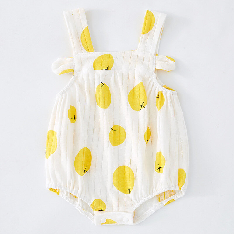 Neugeborene Baby Stram pler Träger Bodysuit Overall 100% Baumwolle Säugling Klettern Outfit Sommer Prinzessin Kostüm Kinder Kleidung a813