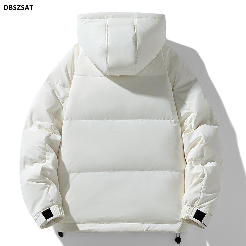 2025 겨울 남성용 따뜻한 파카 스트리트웨어 코튼 코트, 슬림 남성 재킷, 방풍 패딩 코트, 남성 의류, 직송