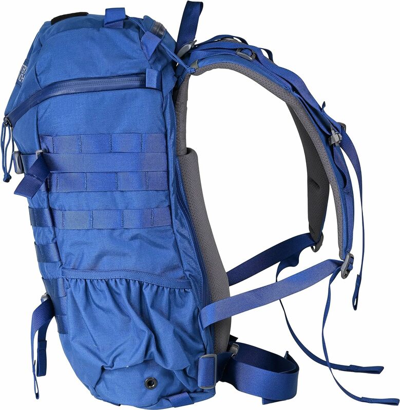 Mystery Ranch 2 Day Backpack - Tactical Daypack Molle Hiking Packs, 27L-kecil/menengah-Indigo