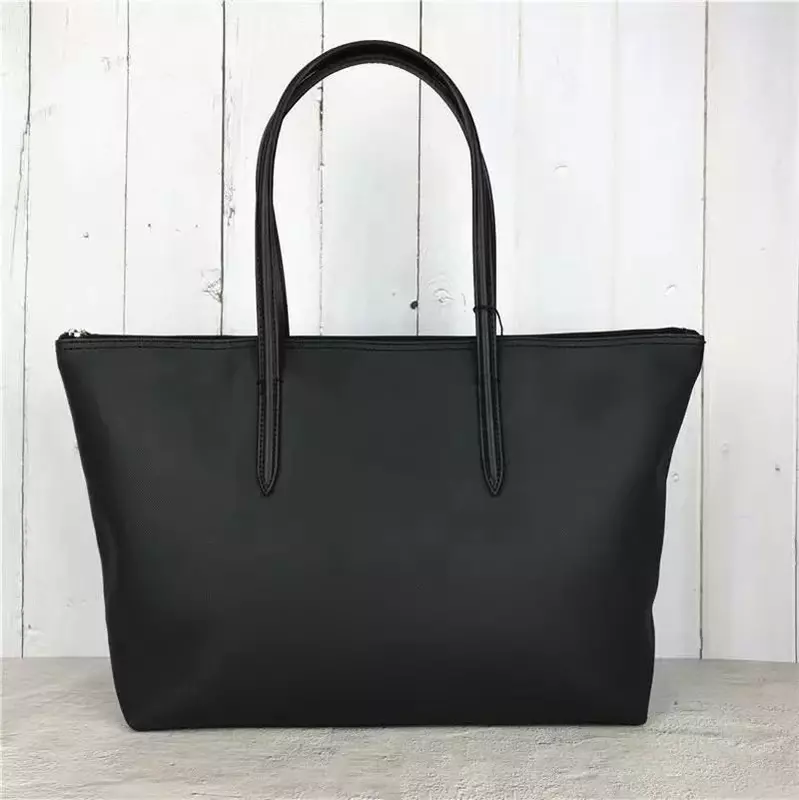 حقيبة نايلون للنساء ، حقيبة من الجلد الصناعي ، أسود وأزرق ، موضة عصرية ، صيف ، جديد ،