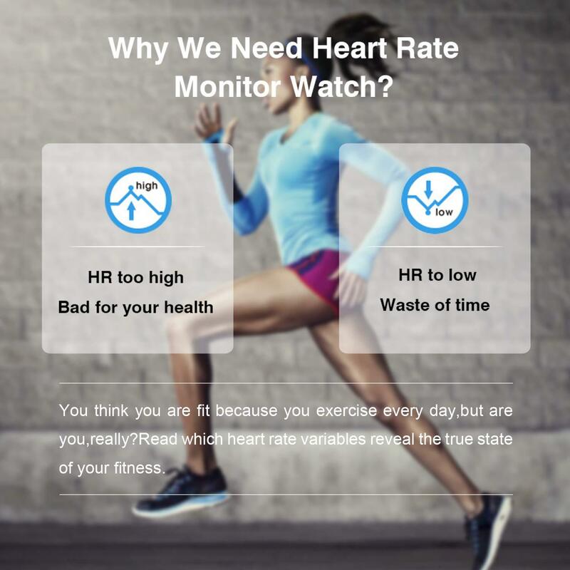 Heart Rate Monitor ผู้ชายกีฬา Polar นาฬิกากันน้ำดิจิตอลไร้สายขี่จักรยานสายคล้องคอผู้ชายผู้หญิงกีฬานาฬิก...