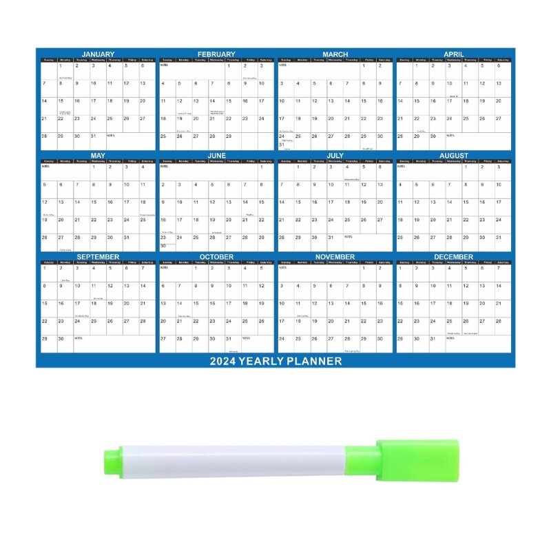 Kalender Perencana Tahunan 2024 Kalender Perencana Tahun Penuh dari 1. 2024- 12. 2024