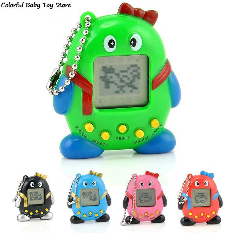 Máquina Eletrônica Digital Pinguim para Crianças, Animais de estimação virtuais em um, Toy Game Player, Presente Aleatório, 5 Estilos
