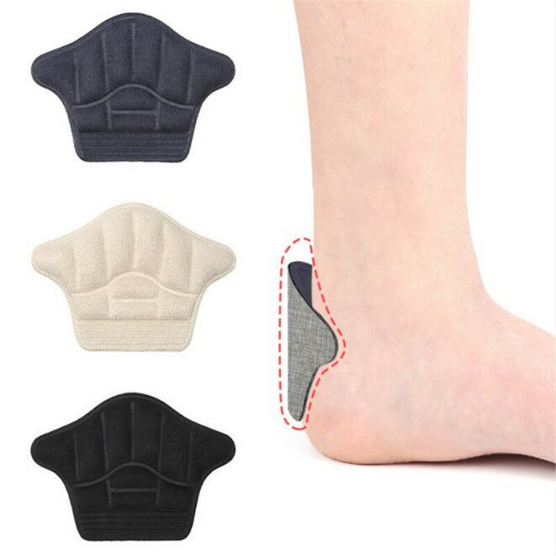 Scarpe sportive protezione del tallone uomo donna tallone Pad Sneakers solette regolare le dimensioni tacchi Liner Grips Patch per alleviare il dolore inserti per la cura dei piedi