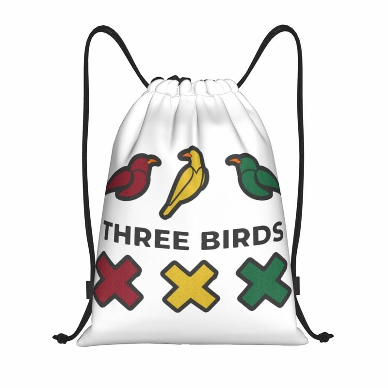 남녀공용 맞춤형 Ajaxs Bob Marleys Little Birds 복조리 백팩 가방, 경량 체육관 스포츠 가방, 여행용 가방