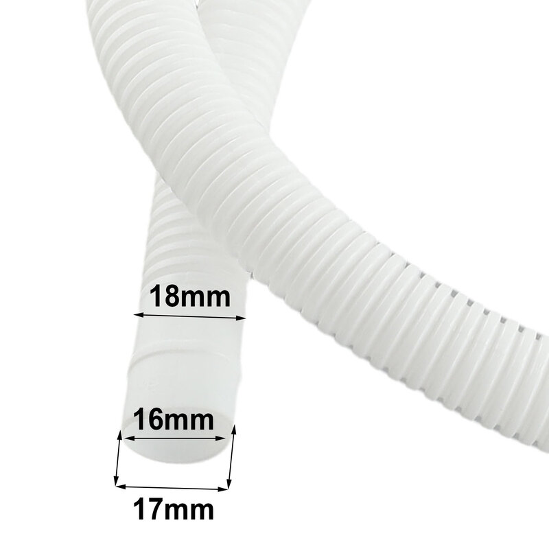 Pompa Air pipa Inlet Air suku cadang AC modis 1meter 1 buah ketangguhan kuat TPE Universal putih