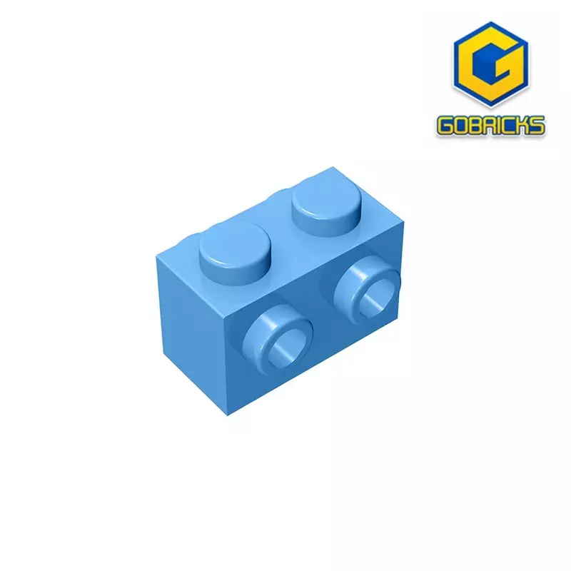 Brique GDS-648 gobricks 1X2 W. FOUR KNOBS-décennie s de construction pour enfants, compatibles avec Lego 52107, bricolage
