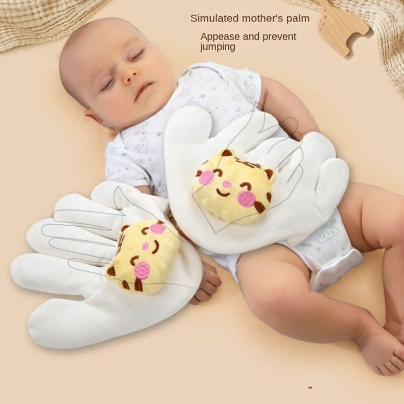 Palmeira mão boneca ornamento, capa de conforto maternal, lavável bebê sono acalma, acalmar palmas aliviar inchaço, cuidados com o bebê