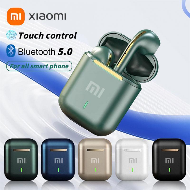Xiaomi-Fones De Ouvido Sem Fio Bluetooth, TWS In Ear Stereo, Fone De Ouvido Esportivo, Ture Bluetooth, Fone De Microfone Sem Fio, Garantia de Suporte, J18