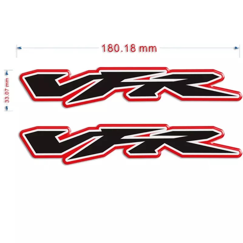For Honda VFR 400 600 700 750 800 1200 X F VFR800 Decal Stickers Protector Tank Pad Fuel Oil Kit Knee Emblem Badge Logo