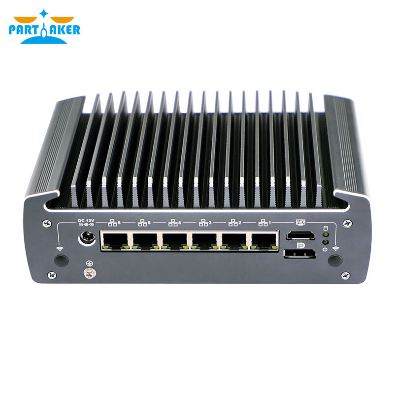 Mini PC 6 Intel I225-V, 5 go, NIC, 1x hd, 1x dp, TPM2.0, AES-NI, sans ventilateur, pour serveur VPN, ESXI, Micro appareil robuste pour pare-feu