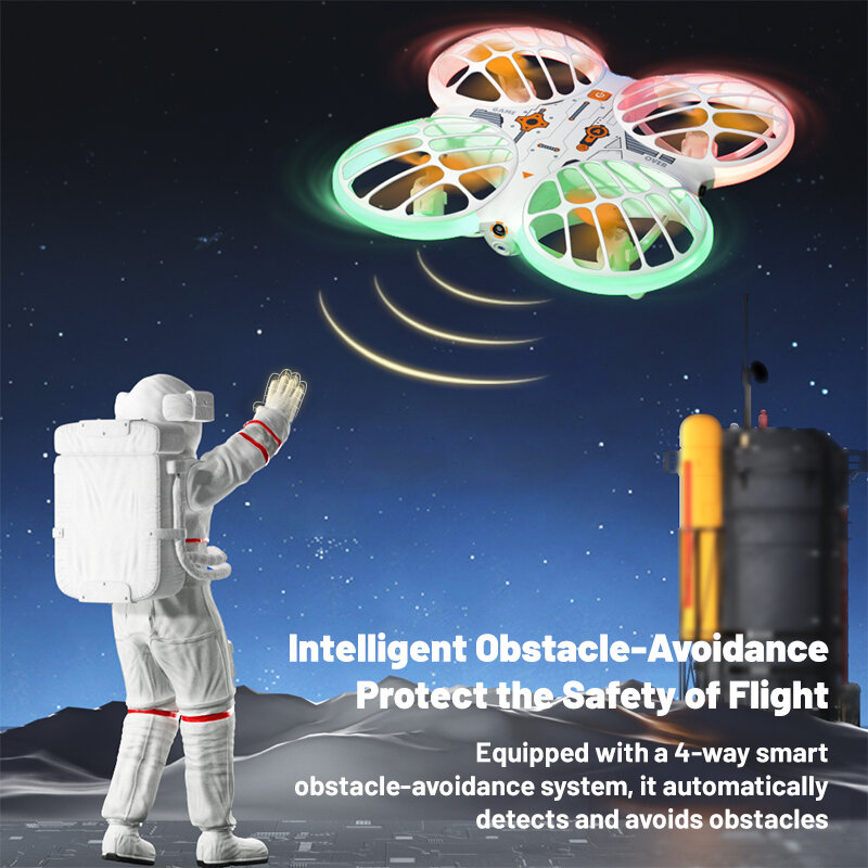 JJRC-Dron con Sensor de inducción infrarrojo para niños, Avión de Control remoto, juguete para exteriores, regalo de cumpleaños