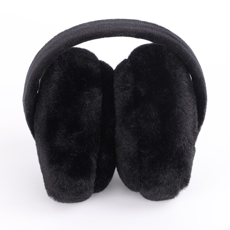 New Fur Solid Color Ladies Earmuffs Autumn and Winter Warm and Comfortable Unisex Skiing Fur Headphones Casque Antibruit Cute