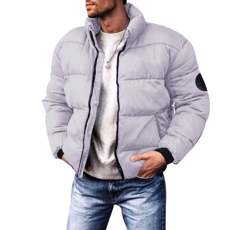 Зимние мужские пальто, куртка с длинным рукавом, офисная одежда с длинным рукавом, женская мягкая Спортивная утепленная куртка на молнии, легкая в уходе