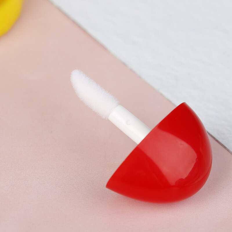 5Ml 5/10Pcs Empty Lip Gloss Tube คอนเทนเนอร์บาล์มสีแดง Love ลิปสติกขวดพลาสติกตัวอย่างขวดโฮมเมดขวด