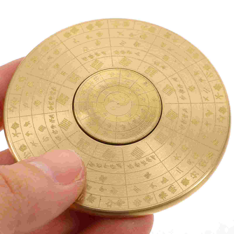 Brass Small Compass Child Childrens Toys Stress Gyro Plaything Fingertip Fidget