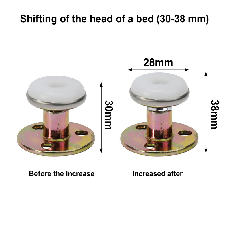 Headboard Stoppers Bed Frame 30-120mm Adjustable Anti-Shake Tool Furniture Fixed Bracket Home Fixed Tool Durable