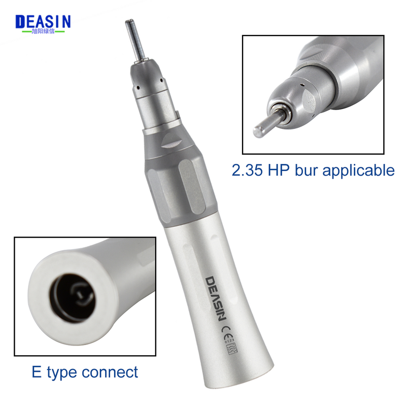 New Dental FX 1:1 Straight Low Speed Straight Handpiece Nose Cone Ratio for Lab E-type Motors Dentist Tools