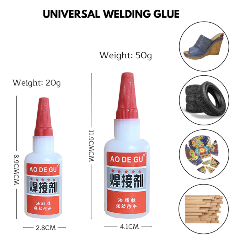 20G/50G Universal Welding Glue Super Adhesive Plastic Wood Metal Rubber Tire Repair Glue Soldering Agent Welding Glue