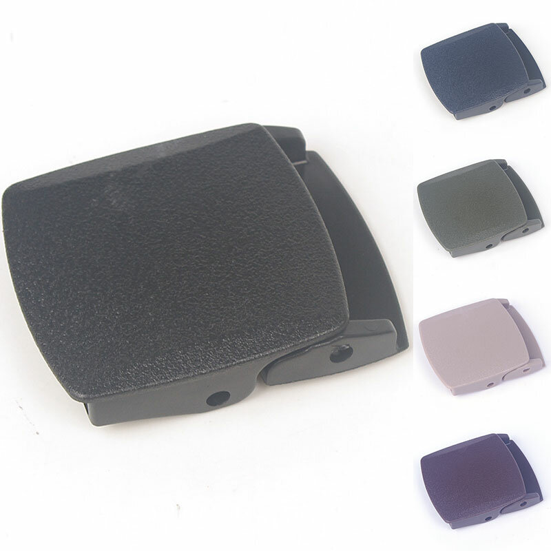 Hardware in plastica da 38mm 1PC fibbie a sgancio laterale regolabili parti della borsa della cintura dello zaino fibbia per cintura tattica da viaggio all'aperto
