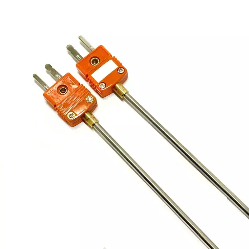 High Temperature Stainless Steel Type N Thermocouple Multi-length Probe with Connector