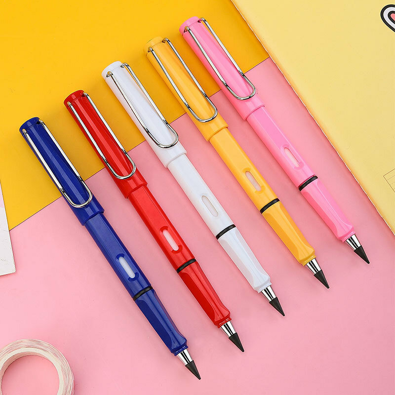 Czarna technologia nie ma potrzeby ostrzenia ołówka bez atramentu uczeń niekończące się pisanie ołówek prezent dla dzieci biuro szkolne artykuły papiernicze