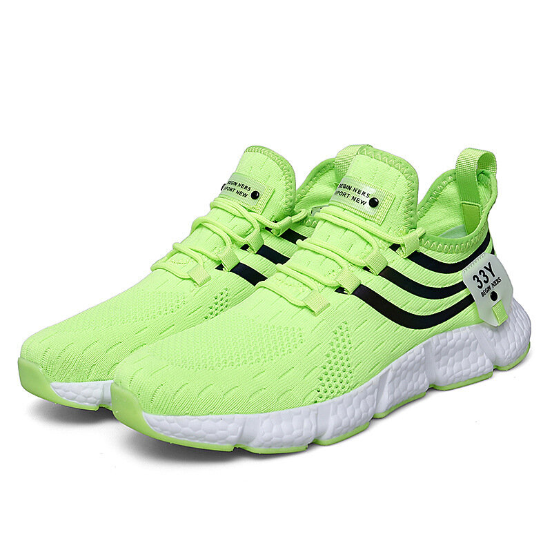 Classic Men Running Sneakers Brand Casual Men's Shoes Breathable Tenis Sports Shoes Elastic Training Jogging Shoes for Men Mesh