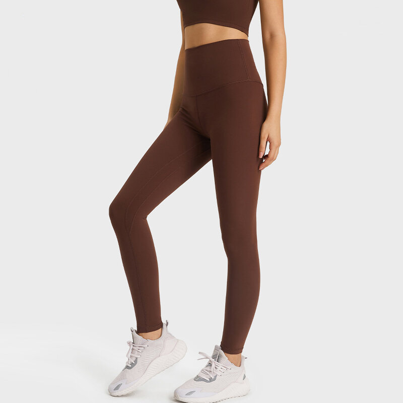 Leggings Pants Women's Slim Tight-Fitting Elastic High Waist Black Sports Fitness Leggings