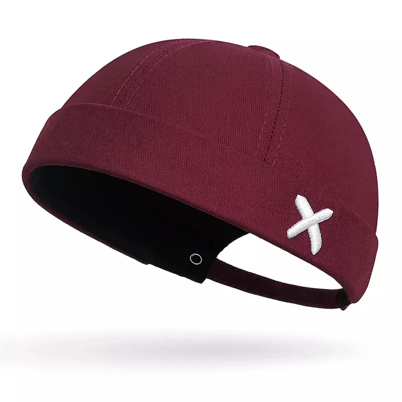 Шапка-бини для мужчин и женщин, модная уличная шапка в стиле хип-хоп, хлопковая регулируемая, без козырька, в стиле унисекс