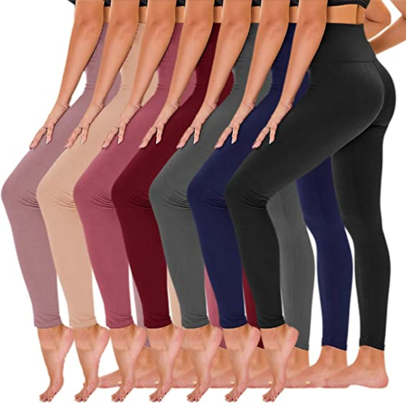 Leggings de fitness taille haute pour femmes, pantalons de yoga de sport à commande haute, documents solides, assiste, push up, couture