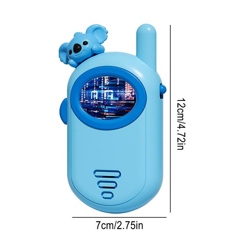 Игрушечная рация Koala дизайн Walky Talky радио для семьи портативный диапазон 3 км прочный восхитительный аккумулятор работает рация для мальчиков