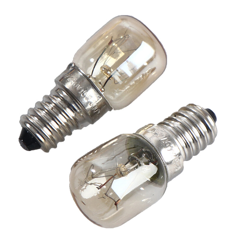 Ampoule de four à micro-ondes résistante à 300 degrés haute température, lampe à sel E14, petite bouche à vis, 15W, 25W, 40W, 1,2 pièces